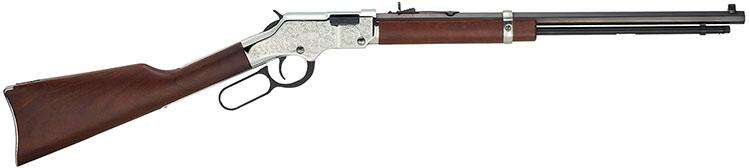 Rifles Long Guns Henry Repeating Arms Silver Eagle 22Magnum SILVER EAGLE 22MAG BL/WD • WALNUT STOCK | NICKEL RECEIVER